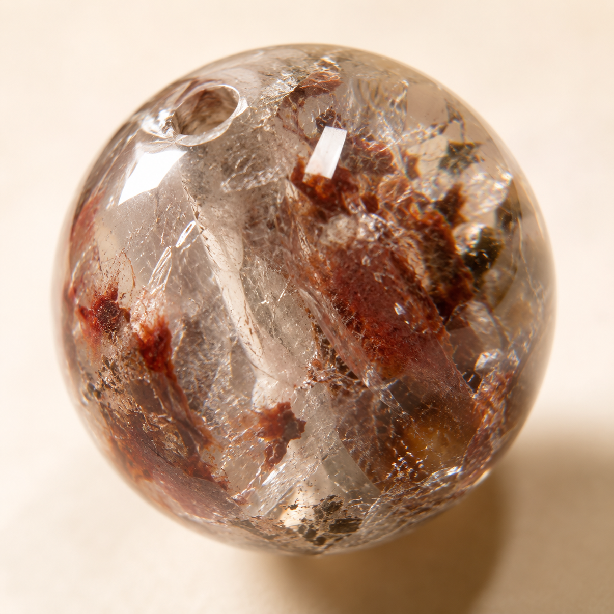 Multicolor Phantom Quartz Bead – Style A