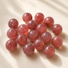 Deep Rose Strawberry Quartz Bead