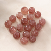 Light Rose Strawberry Quartz Bead